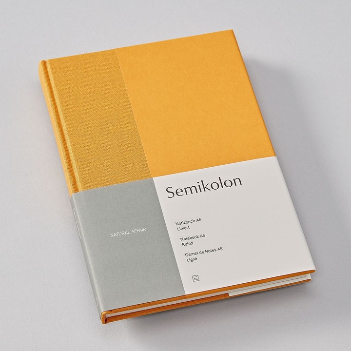 Produktbild Semikolon Notizbuch (A5) NATURAL AFFAIR, Golden Hour, Liniert (A5)