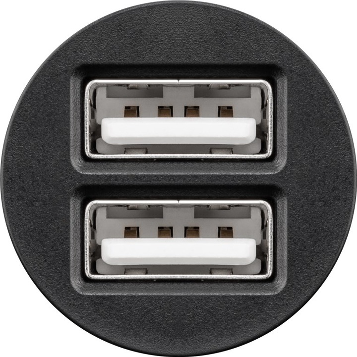 Actual product image Goobay Dual USB car charger 3.1A