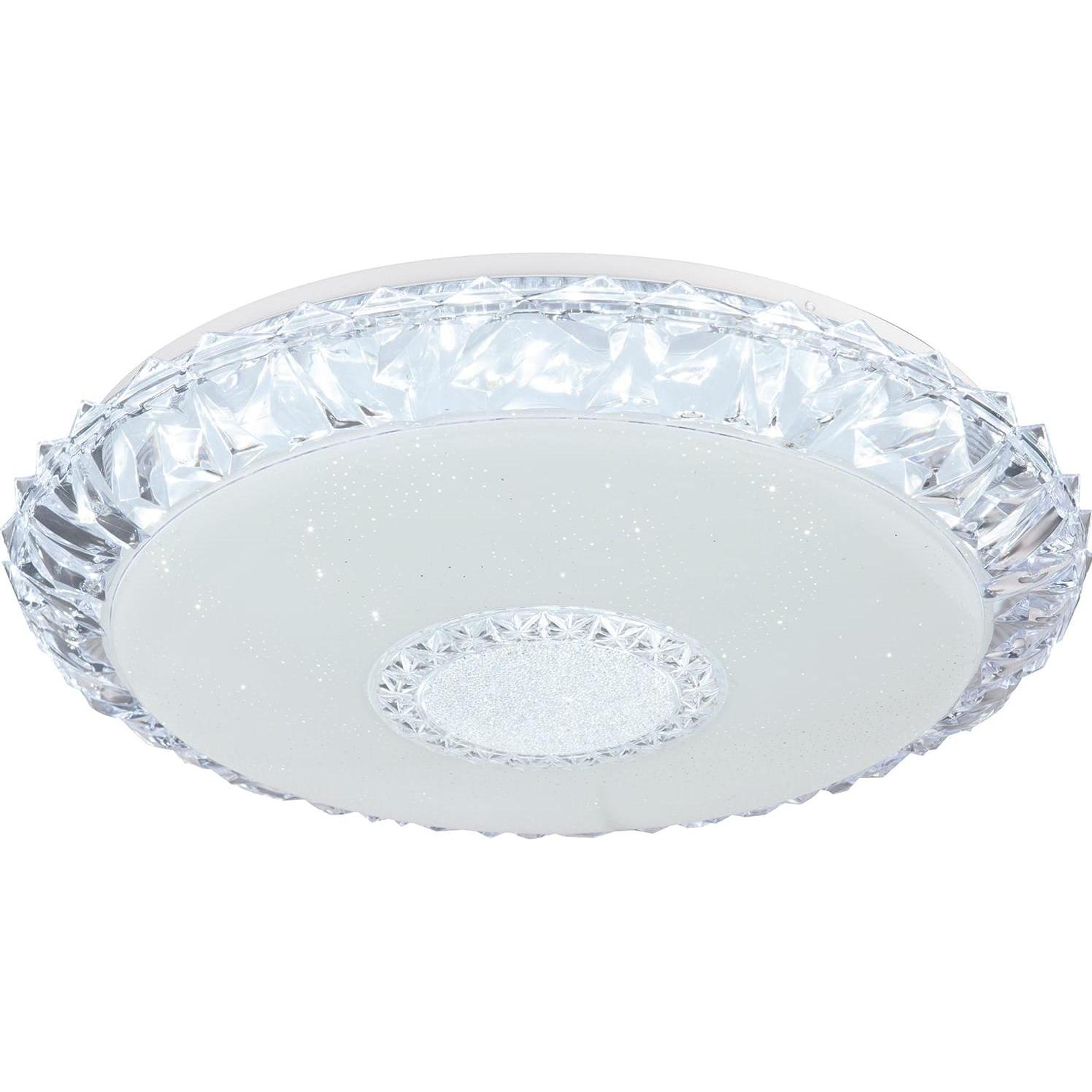 Globo, Wandleuchte + Deckenleuchte, Deckenleuchte Eddie weiss 1xLED (3050 lm)