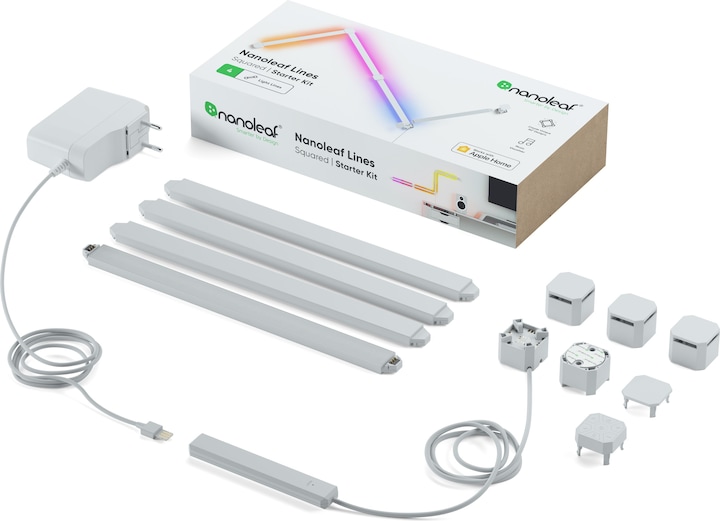 Nanoleaf Lines Squared Starter Set (Multicoloured, 252 cm, Indoor)
