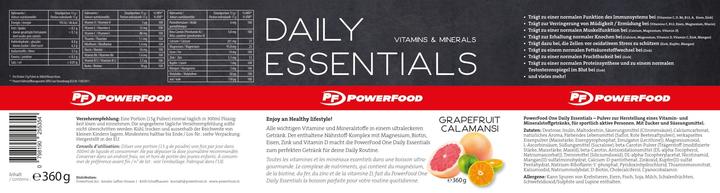 Image du produit Powerfood Daily Essentials (boîte de 360g) (Grapefruit, 1 pcs, 360 g)