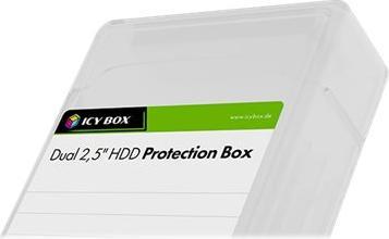Actual product image Icy Box IB-AC6025-3 Protective housing set for 2x 2.5" SSD/HDD each Set of 3