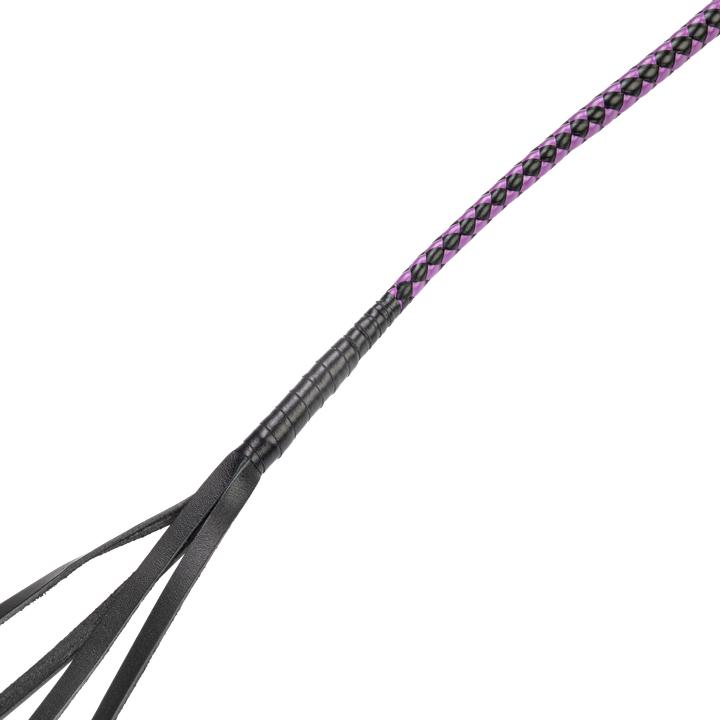 Productafbeelding Rise 90 cm Bullenpeitsche – Schwarz/Lila