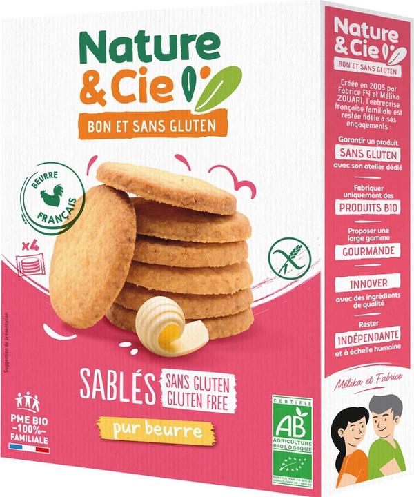 Nature et Cie Guetzli organic butter sablés gluten-free 135 g (1 pcs., 135 g)