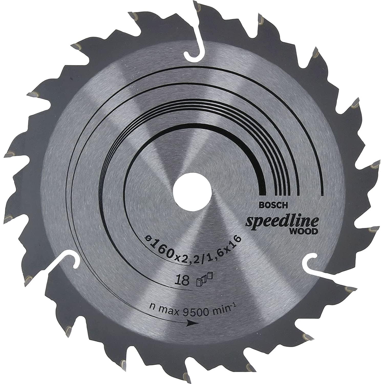 Bosch Professional Zubehör, Sägeblatt, PRO Wood Kreissägeblatt, 160 x 2.2 x 16 mm
