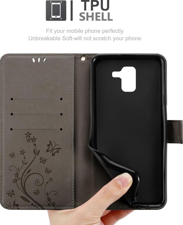 Immagine prodotto Cadorabo Copertina del libro di fiori (Samsung Galaxy J6 (2018))
