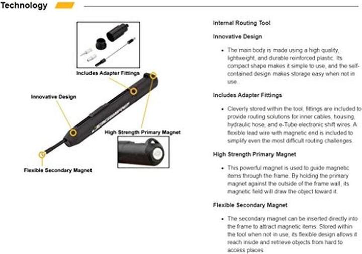 Actual product image Jagwire Internal Routing Tool Tool