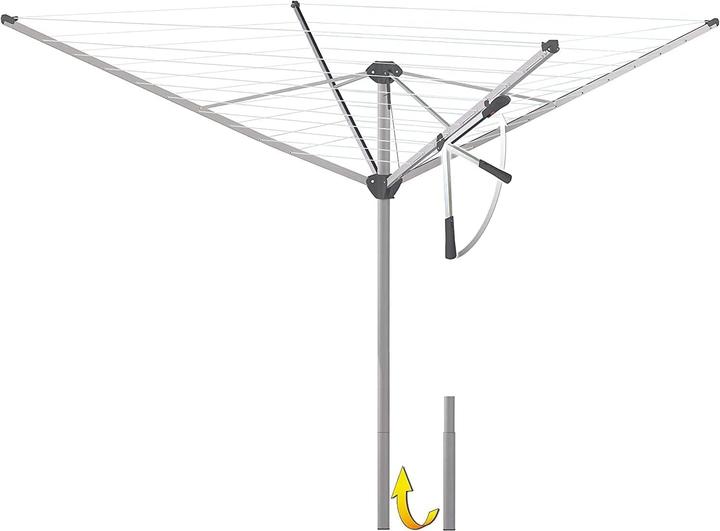 Actual product image Juwel Clothes horse / rotary dryer Novastar 500 Compact easy to open thanks to light tensioning lever (45 m)