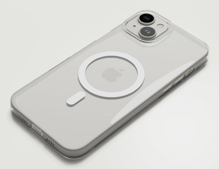Actual product image Nudient Back Cover Thin MagSafe iPhone 15 Plus Transparent (Apple iPhone 15 Plus)