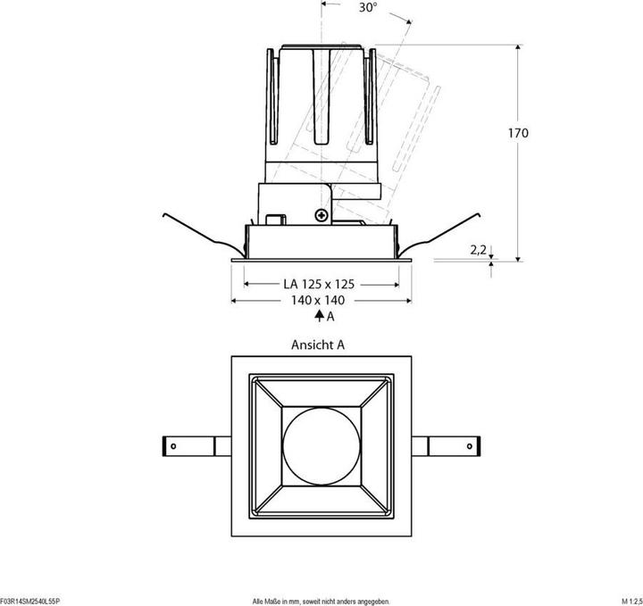 Produktbild EVN LED-Deckeneinbaustrahler (3063 lm)