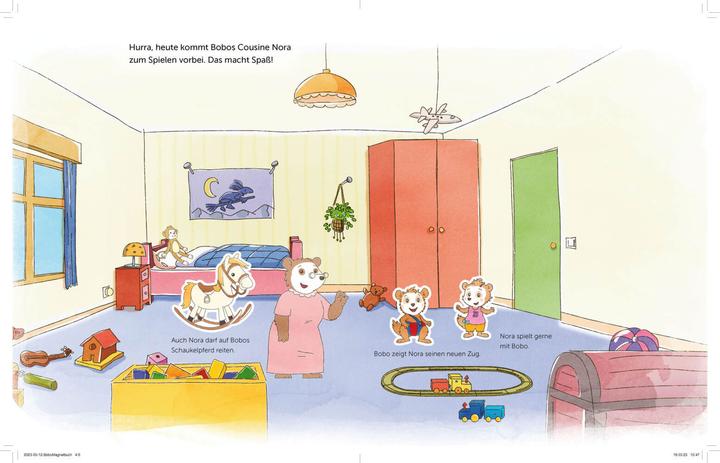 Produktbild Bobo Siebenschläfer: Magnet Spiel Buch (Deutsch, 3 Jahre)