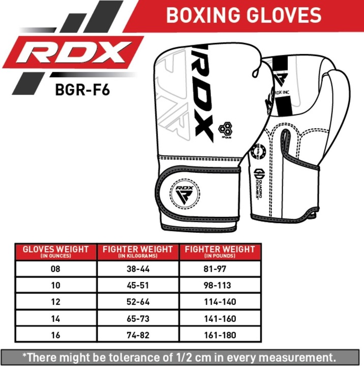 Image du produit Rdx Gants de Boxe Rex F6 (6 OZ)