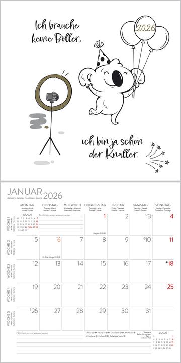 Produktbild Visual Words 2026 (30 x 30 cm)