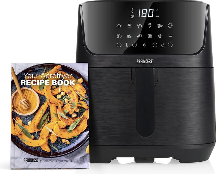 Immagine prodotto Princess Friggitrice digitale ad aria calda da 6,5 l con parete divisoria