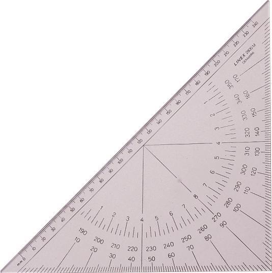 Actual product image Linex 2800M Nautical Protractor (28 cm)