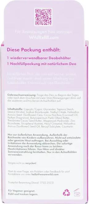 Actual product image Wild Deodorant (Stick)