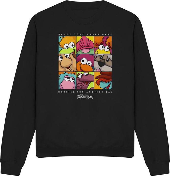 Produktbild Fraggle Rock Sweatshirt Viereckiges Gesichter (S)