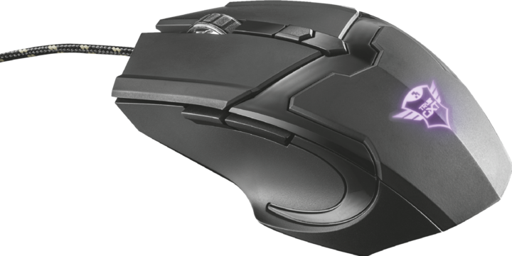 Actual product image Trust GXT 101 Mouse Ambidextrous USB Type-A 4800 DPI (Cable)
