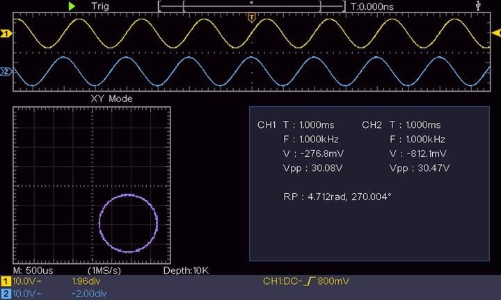 Produktbild Peaktech P 1337 Digital Speicher Oszilloskop (CAT II 400V)