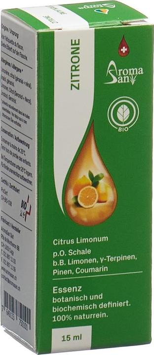 Produktbild AromaSan Zitrone Bio Essenz (15ml)