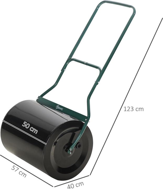 Actual product image Outsunny Lawn roller with U-handle