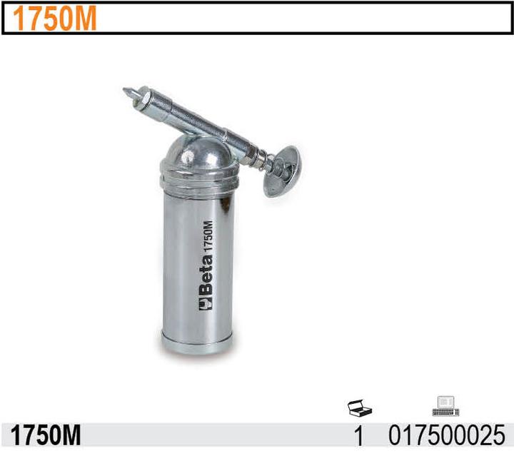 Immagine prodotto BETA 1750M Mini ingrassatore, accessorio da officina di alta qualità (mini pistola per olio, utensile in