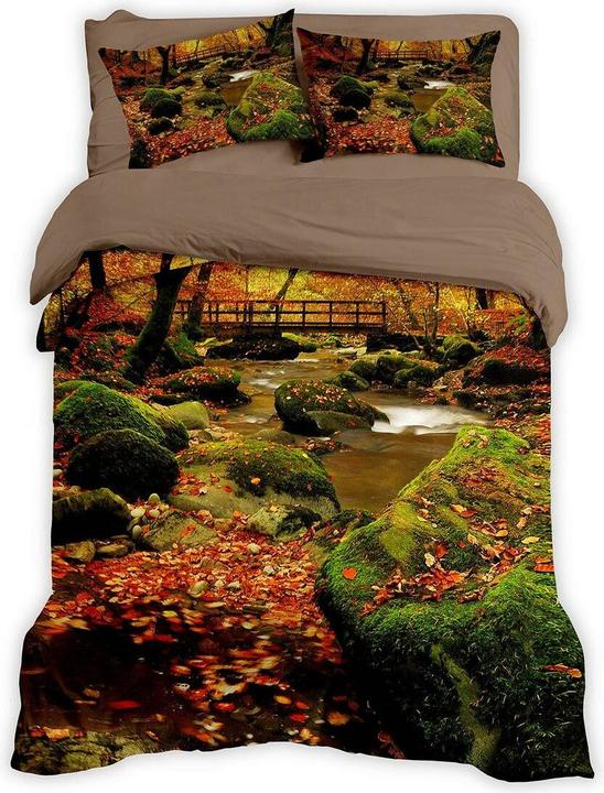 Traumschlaf Autumn Forest (135 x 200 cm, 80 x 80 cm)