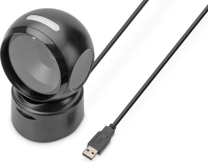 Digitus 1D 2D Barcode Scanner Desktop (2D-Barcodes, 1D-Barcodes, QR-Code)