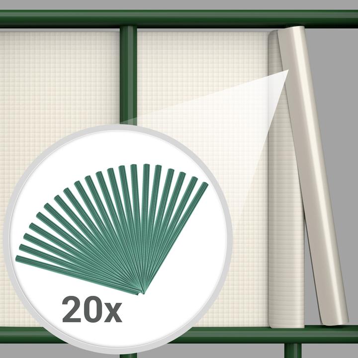 Actual product image tectake PVC privacy film