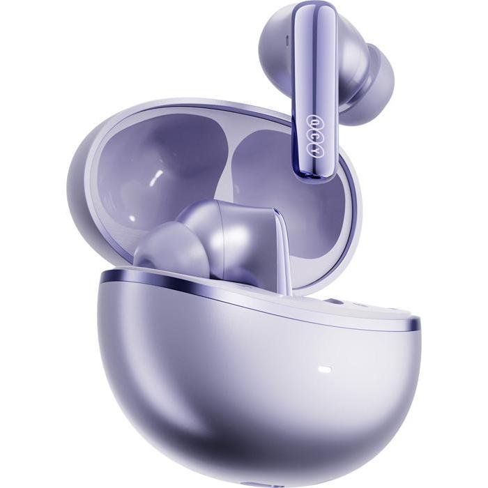 QCY TWS MeloBuds N70 Headphones (purple) (ANC, 50 h, Senza fili), Cuffie, Viola