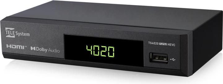 Actual product image Telesystem TELE System TS4020 Satellite, Terrestrial Full HD Black (DVB-T2, DVB-S2)