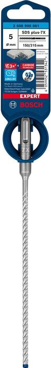 Immagine prodotto Bosch Professional Zubehör Trapano a percussione Expert SDS plus-7X, 5 x 150 x 215 mm (5,0 millimetri)