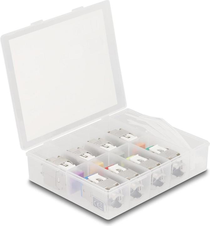 Actual product image Delock Keystone module RJ45 socket to LSA Cat.6A (Keystone module)