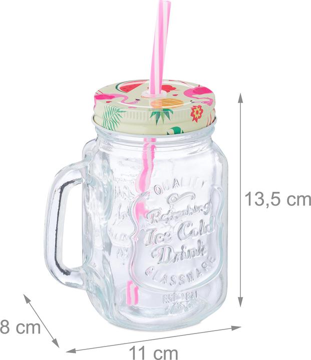 Image du produit Relaxdays 8x verre à boire (0.50 l, 1 x)