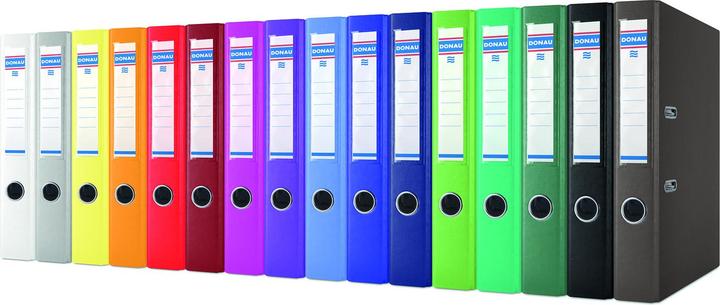 Actual product image Donau Popular divider with 2.1 mm thick fibreboard and a weight of 1290 g/m?, made of ecological p (A4, 75 mm)