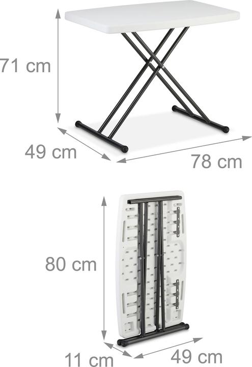 Produktbild Relaxdays Campingtisch