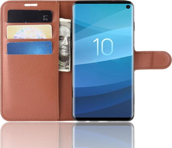 Produktbild Cover-Discount Leder Etui Hülle mit Kartenfächern (Samsung Galaxy S10)