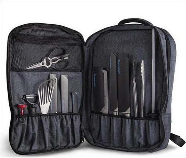 Image du produit Messermeister Sac à dos de cuisine 50 cm x 30 cm x 6.5 cm, Gris