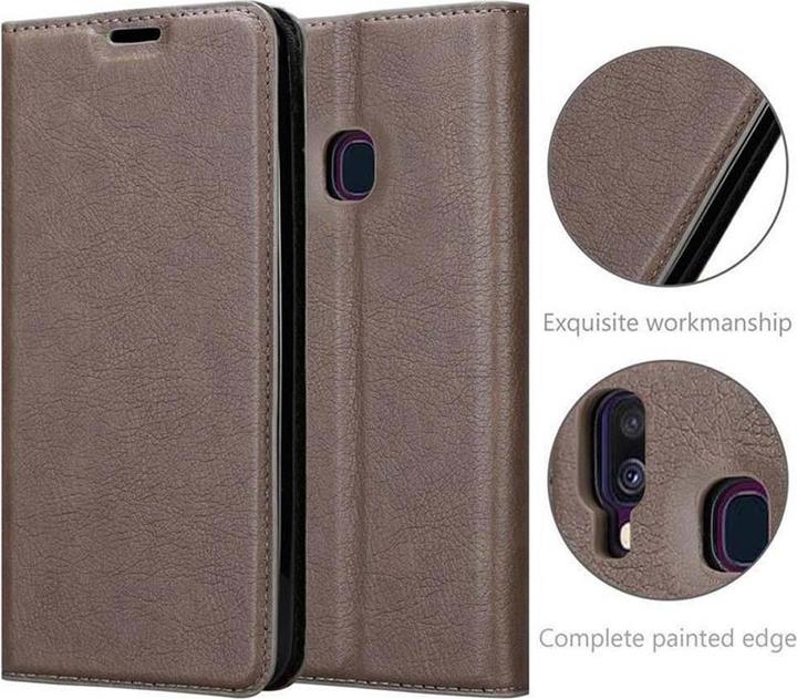 Actual product image Cadorabo Book Invisible Magnet Cover (Samsung Galaxy A10e)