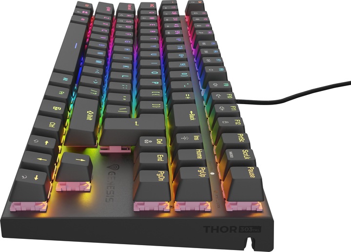 Actual product image Genesis Klawiatura Thor 303 TKL Outemu Peach Silent (NKG-1881) (Eng. Int., Cable)