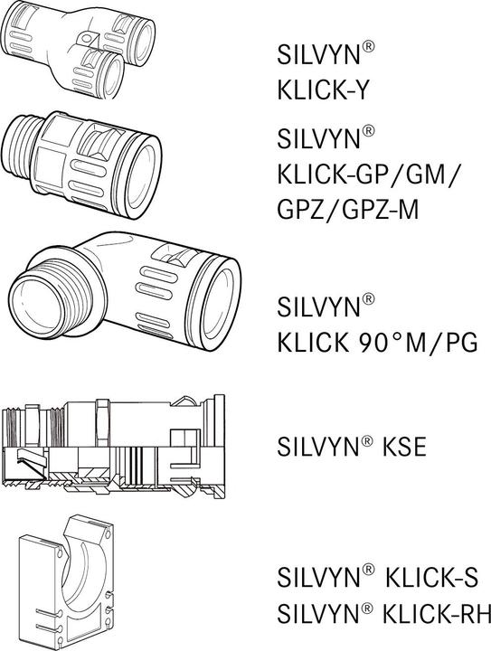 Immagine prodotto Lapp SILVYN RILL PA 12 - Tubo termorestringente - nero - poliolefina - 9 mm - 1,5 cm - -5