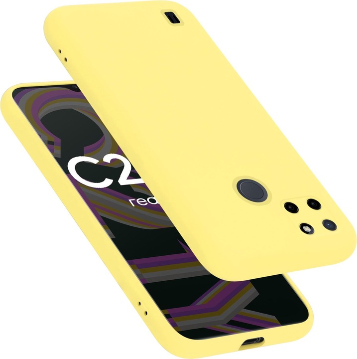 Actual product image Cadorabo TPU Liquid Silicone Case Cover for Realme C21Y / C25Y (Realme C25Y, Realme C21Y)