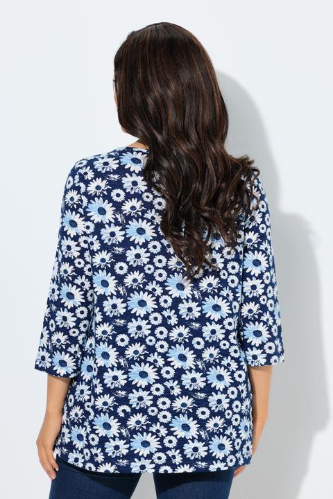 Actual product image Ulla Popken Daisy Print Tee (54)