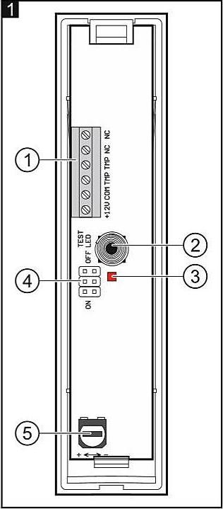 Actual product image Satel Magenta acoustic glass breakage detector - narrow