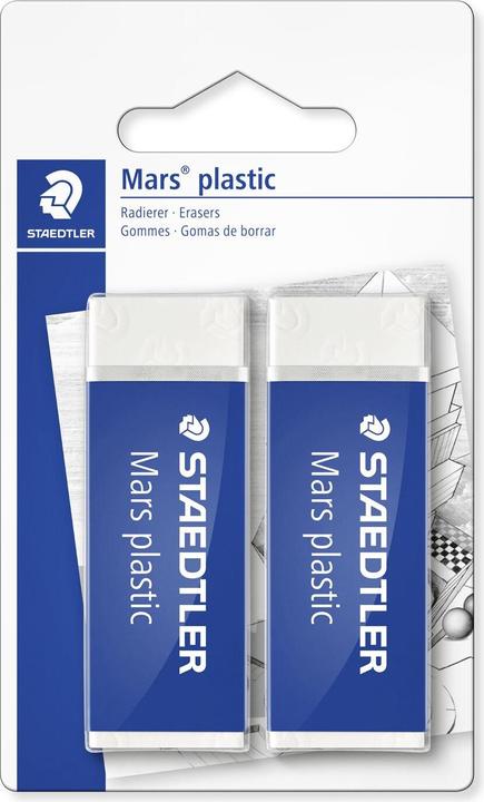 Actual product image Staedtler Mars plastic eraser BK 52650BK2D