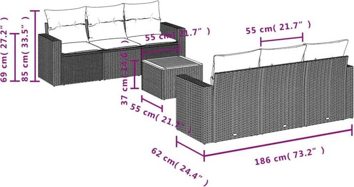 Produktbild vidaXL Serena