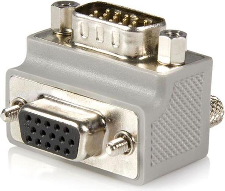 Produktbild StarTech com VGA Cable adapter, DB15 M, DB15 FM, Grau (VGA, 12.50 cm)