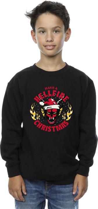 Produktbild Netflix Stranger Things Hellfire Christmas Sweatshirt Jungen (128)