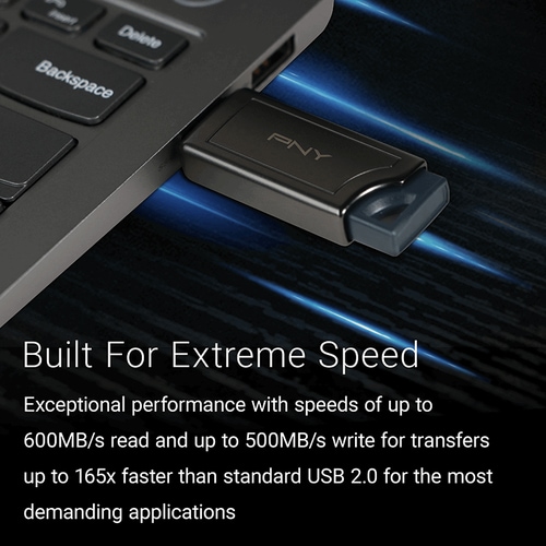 Actual product image PNY Pro Elite V2 (512 GB, USB-A)