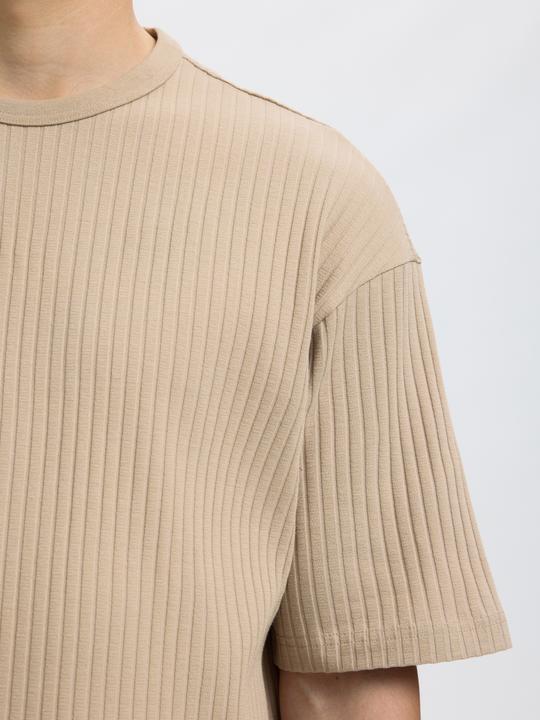 Produktbild Selected Geripptes Relaxed Fit T-Shirt (S)